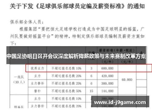 中国足协明日召开会议深度解析降薪政策与未来赛制改革方案